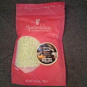 Pink Zebra Sprinkles in Pink and White